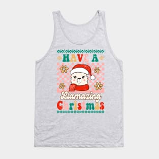 Have a Llamazing Christmas Tank Top